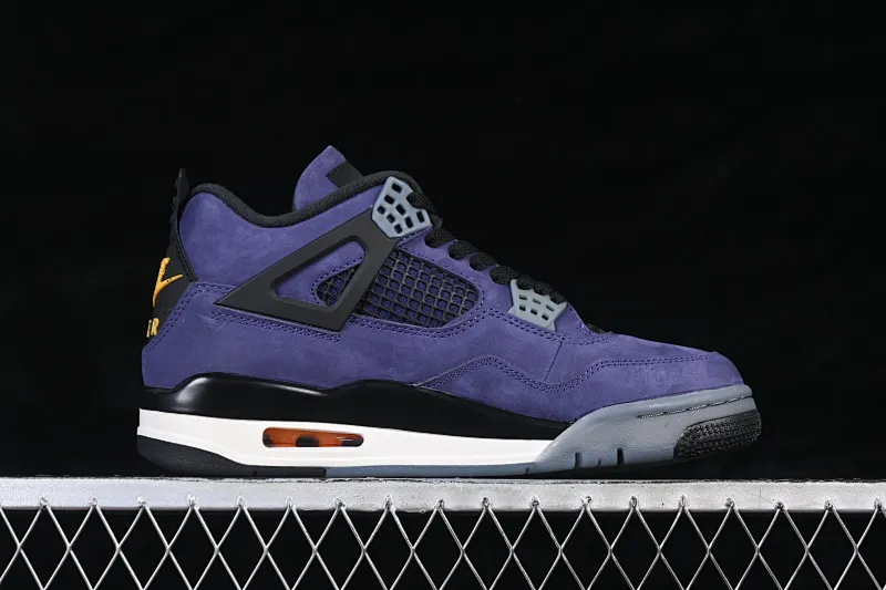 All categories Air Jordan Jordan series basketball shoes Air Jordan 4 TK version Air Jordan 4 Retro "Lakers" AJ4 Joe 4 Lakers Purple Gold FV5029-500